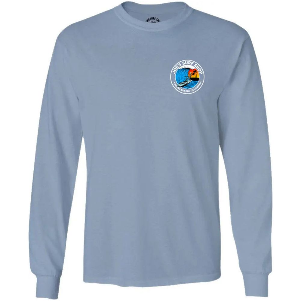 Joe's Surf Shop Skeleton Surfer Long Sleeve Tee - Angler's Pro Tackle & Outdoors
