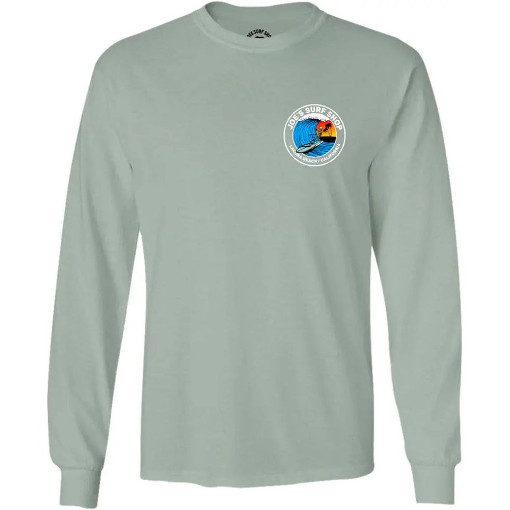 Joe's Surf Shop Skeleton Surfer Long Sleeve Tee - Angler's Pro Tackle & Outdoors