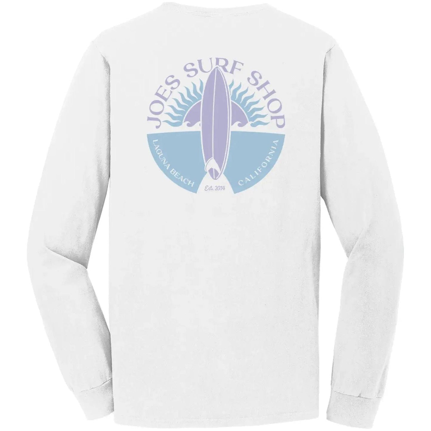 Joe's Surf Shop Sunset Scene Beach Wash® Garment Dyed Long Sleeve Tee - Angler's Pro Tackle & Outdoors