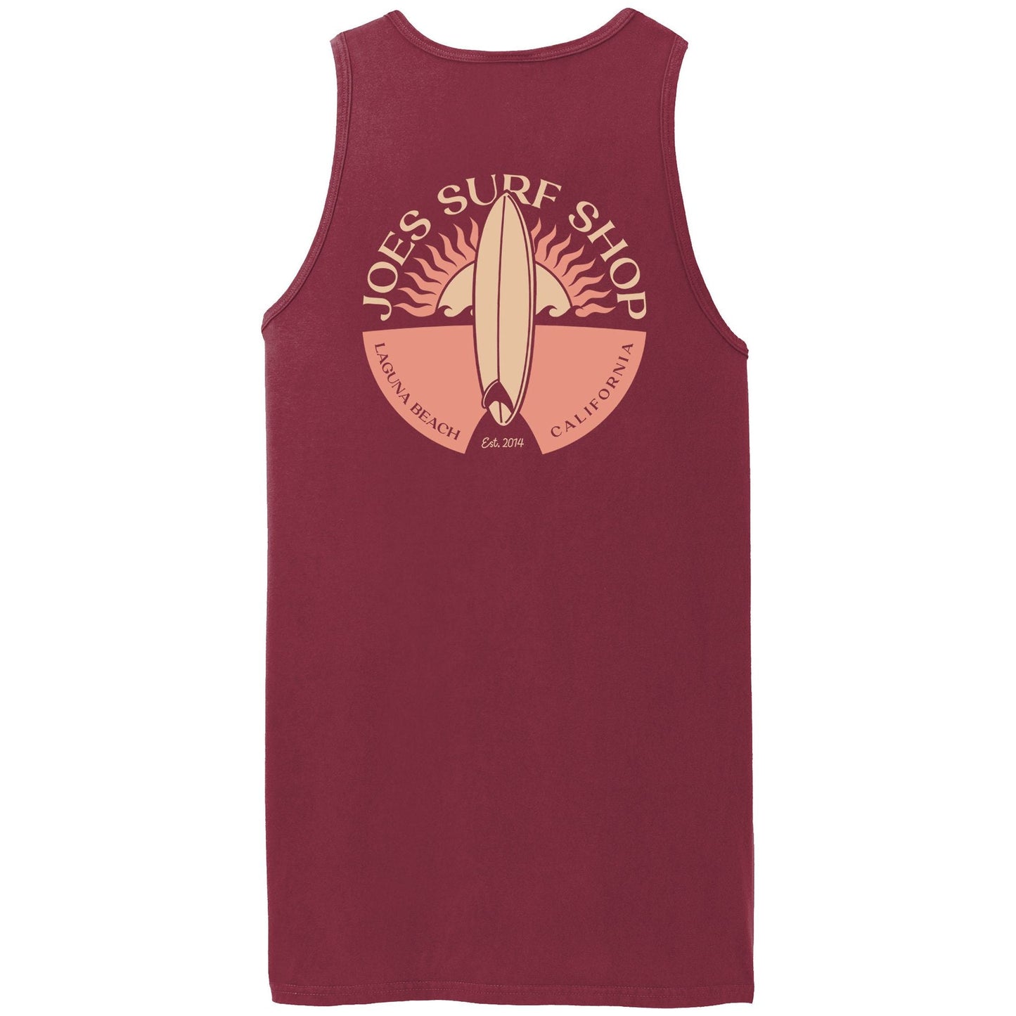 Joe's Surf Shop Sunset Scene Beach Wash® Garment - Dyed Tank Top - Angler's Pro Tackle & Outdoors