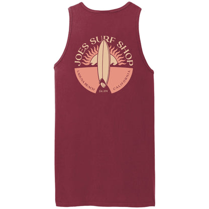 Joe's Surf Shop Sunset Scene Beach Wash® Garment - Dyed Tank Top - Angler's Pro Tackle & Outdoors