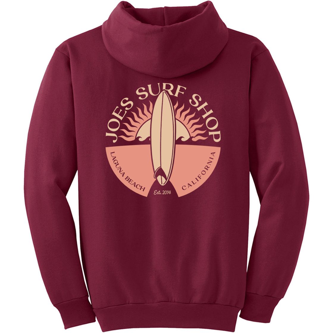 Joe's Surf Shop Sunset Scene Pullover Surf Hoodie - Angler's Pro Tackle & Outdoors