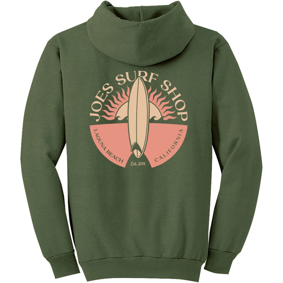 Joe's Surf Shop Sunset Scene Pullover Surf Hoodie - Angler's Pro Tackle & Outdoors