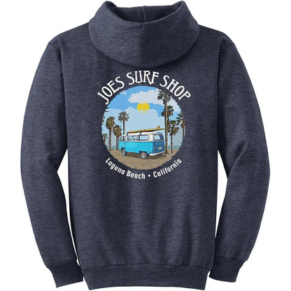 Joe's Surf Shop Surf Bus Beach Hoodie - Angler's Pro Tackle & Outdoors