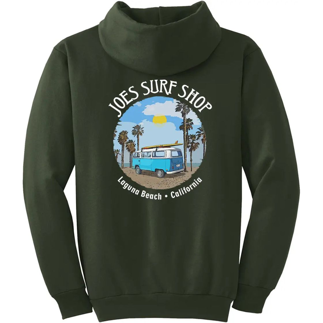 Joe's Surf Shop Surf Bus Beach Hoodie - Angler's Pro Tackle & Outdoors
