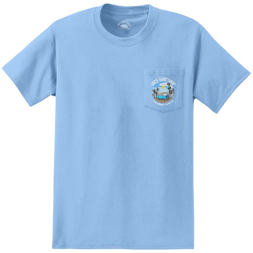 Joe's Surf Shop Surf Bus Heavyweight Pocket Tee - Angler's Pro Tackle & Outdoors