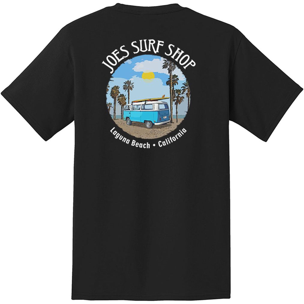 Joe's Surf Shop Surf Bus Heavyweight Pocket Tee - Angler's Pro Tackle & Outdoors