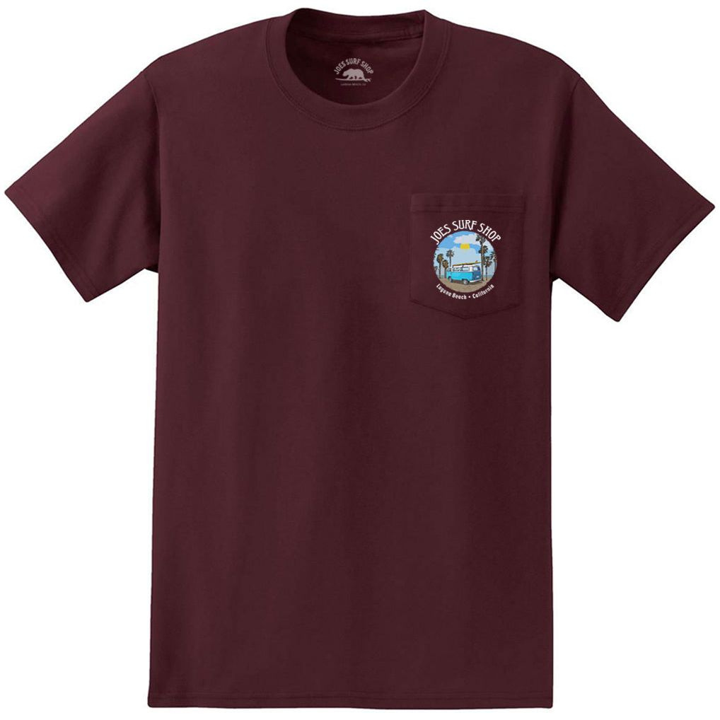 Joe's Surf Shop Surf Bus Heavyweight Pocket Tee - Angler's Pro Tackle & Outdoors