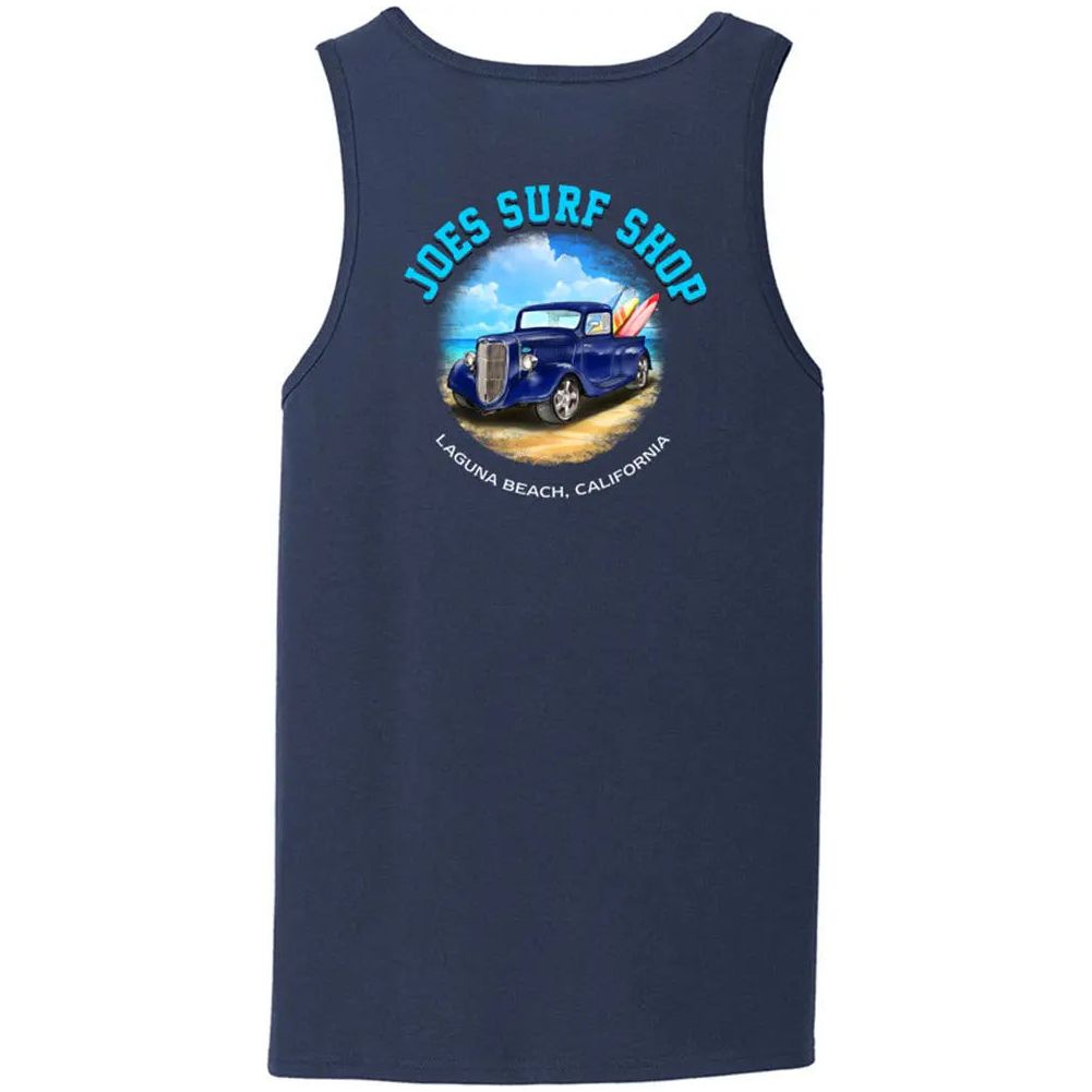 Joe's Surf Shop Surf Truck Beach Tank Top - Angler's Pro Tackle & Outdoors