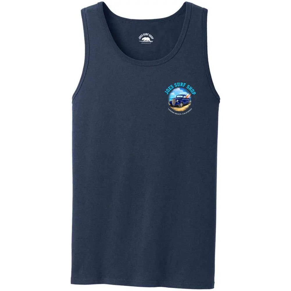 Joe's Surf Shop Surf Truck Beach Tank Top - Angler's Pro Tackle & Outdoors