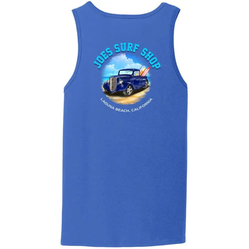 Joe's Surf Shop Surf Truck Beach Tank Top - Angler's Pro Tackle & Outdoors