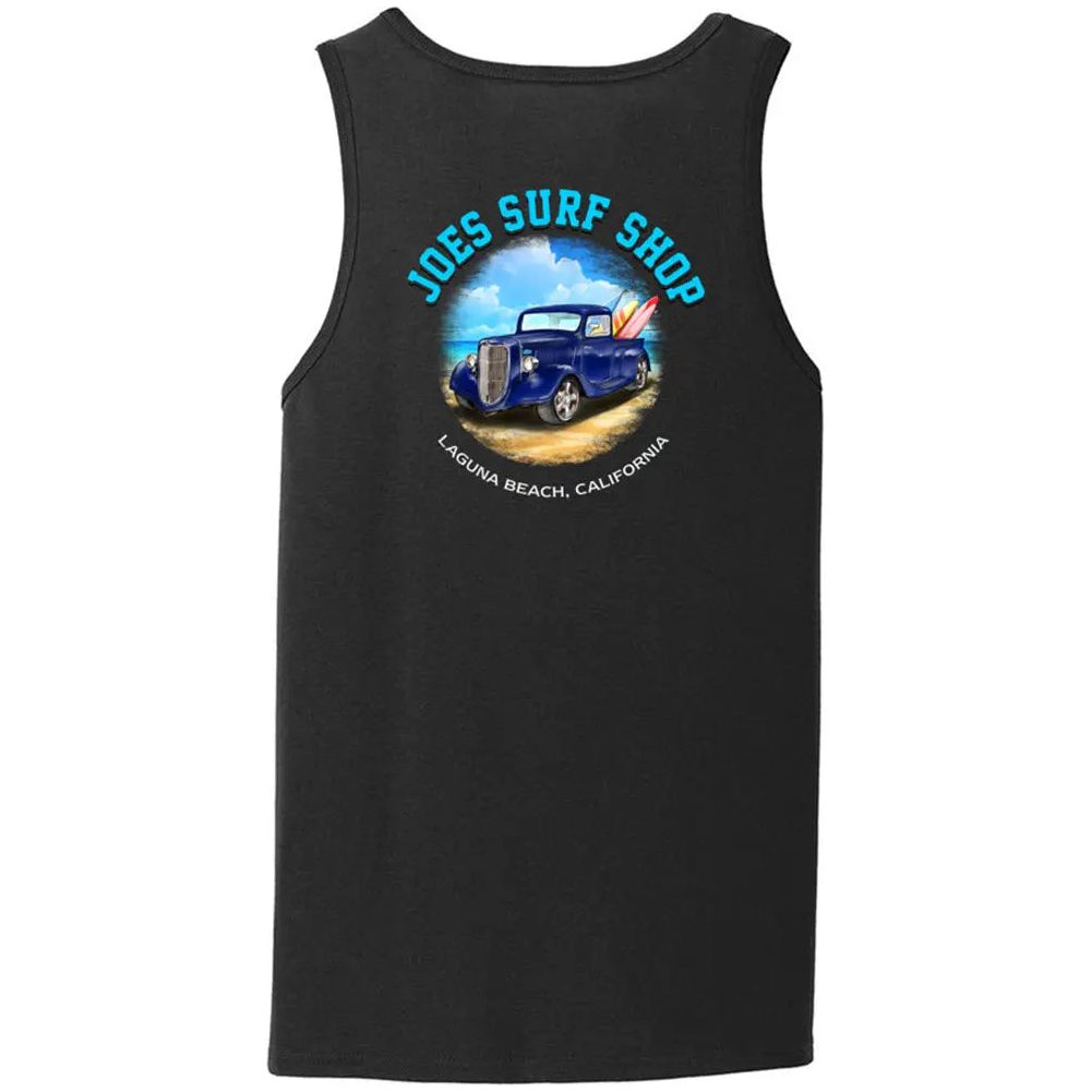 Joe's Surf Shop Surf Truck Beach Tank Top - Angler's Pro Tackle & Outdoors