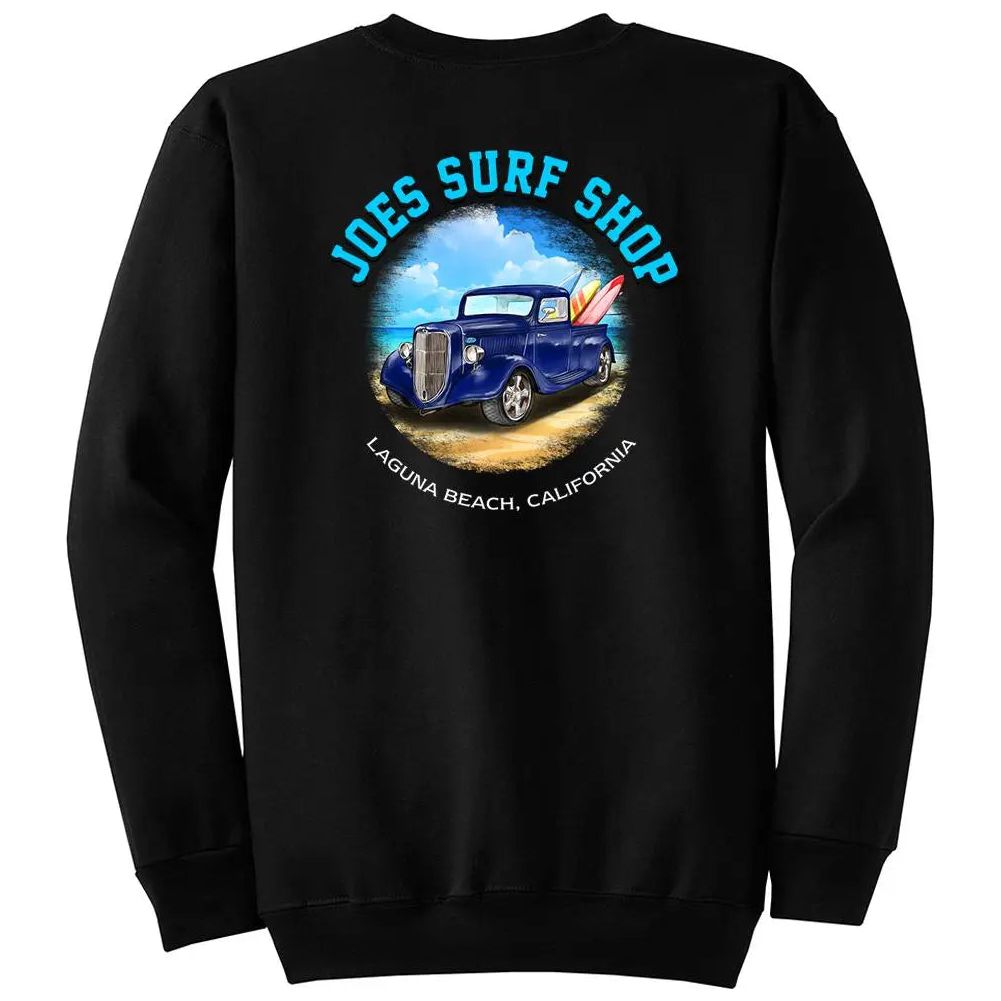 Joe's Surf Shop Surf Truck Crewneck - Angler's Pro Tackle & Outdoors