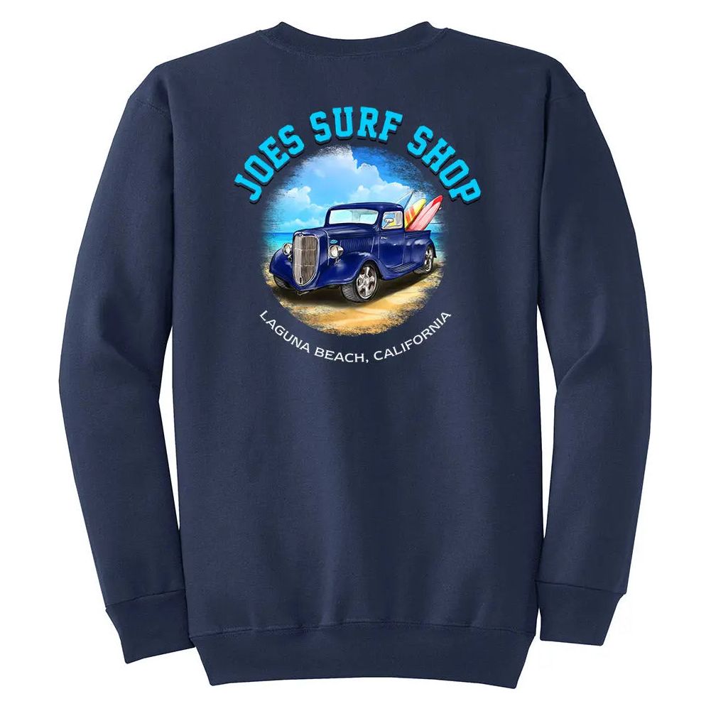 Joe's Surf Shop Surf Truck Crewneck - Angler's Pro Tackle & Outdoors