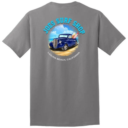 Joe's Surf Shop Surf Truck Design Heavyweight Cotton Tee - Angler's Pro Tackle & Outdoors