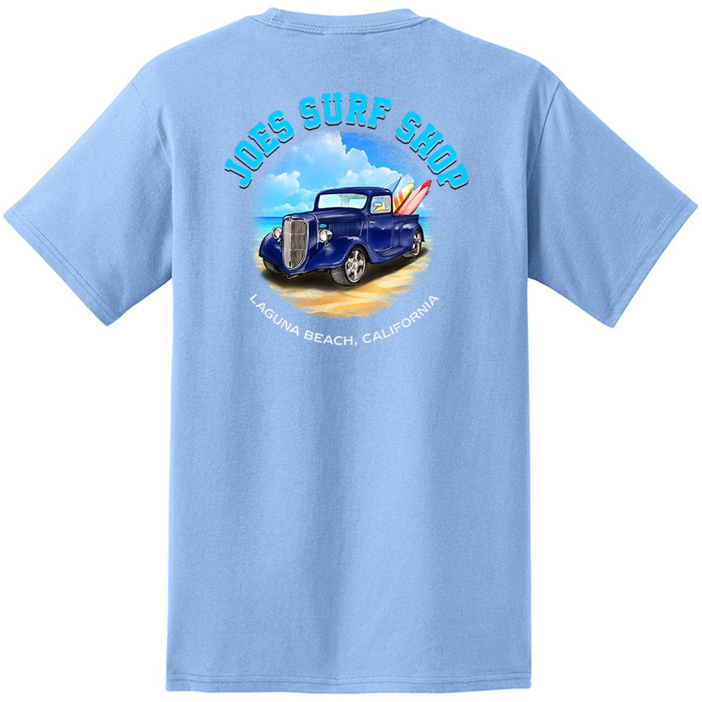 Joe's Surf Shop Surf Truck Heavyweight Pocket Tee - Angler's Pro Tackle & Outdoors