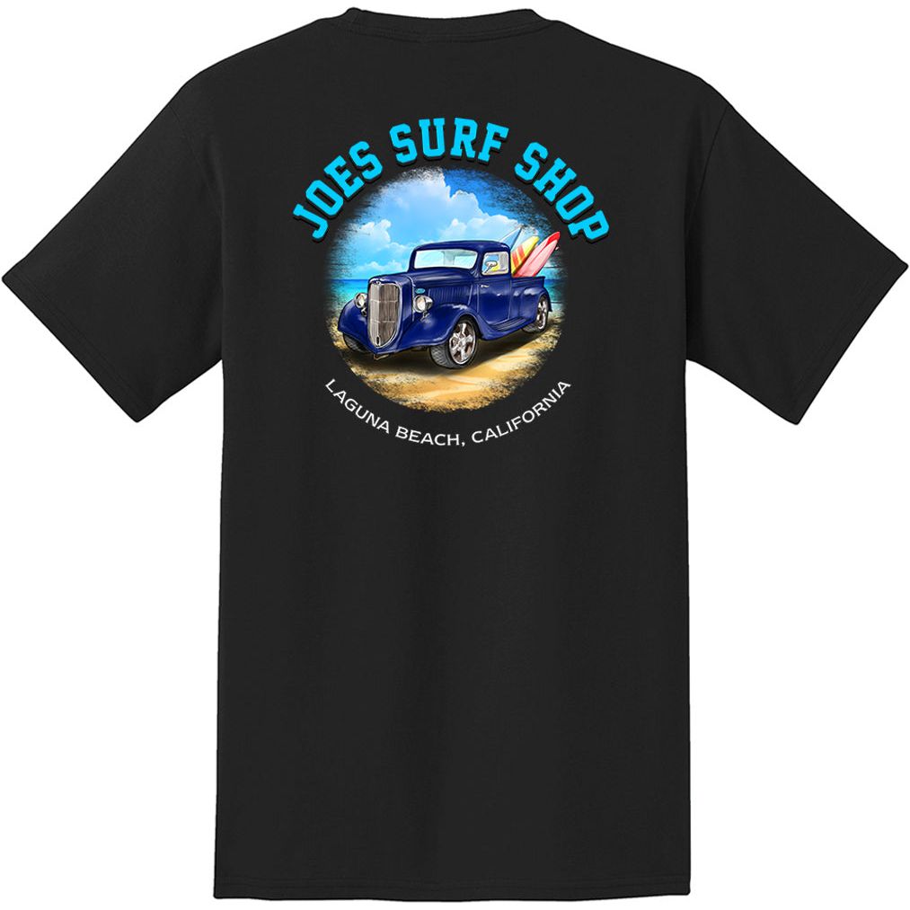 Joe's Surf Shop Surf Truck Heavyweight Pocket Tee - Angler's Pro Tackle & Outdoors