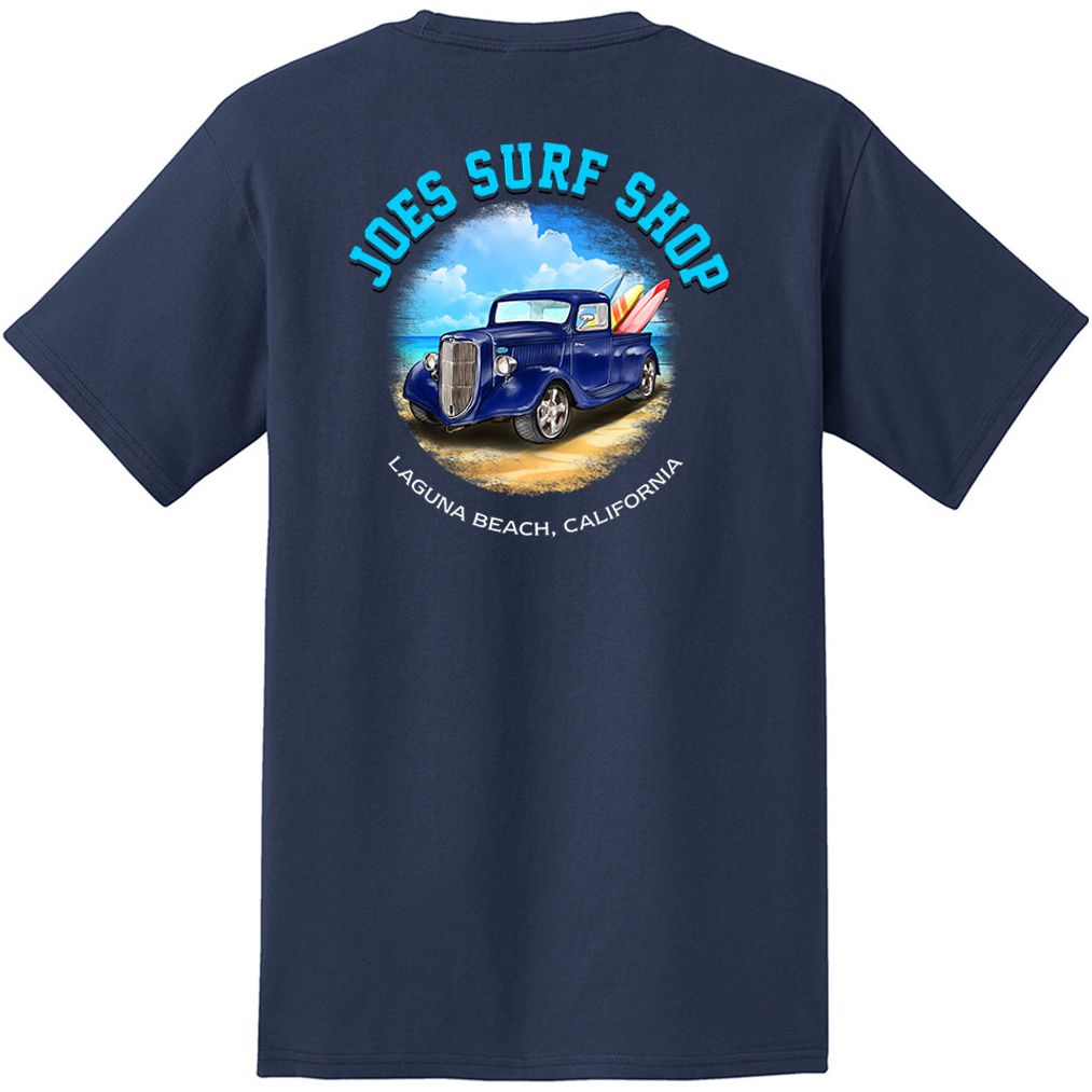 Joe's Surf Shop Surf Truck Heavyweight Pocket Tee - Angler's Pro Tackle & Outdoors