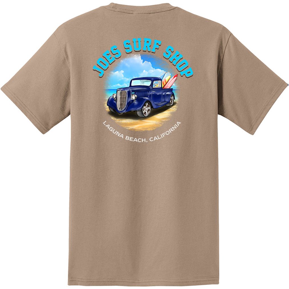 Joe's Surf Shop Surf Truck Heavyweight Pocket Tee - Angler's Pro Tackle & Outdoors