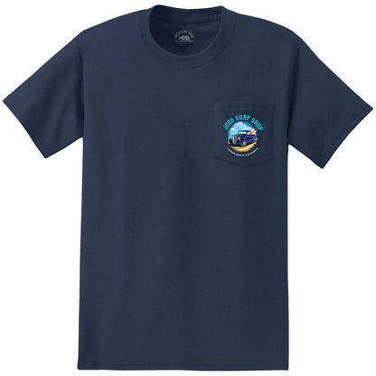 Joe's Surf Shop Surf Truck Heavyweight Pocket Tee - Angler's Pro Tackle & Outdoors