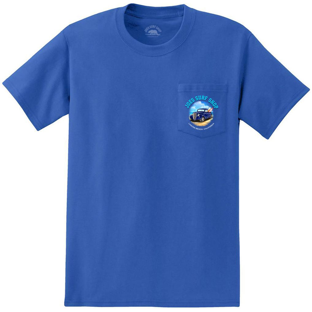 Joe's Surf Shop Surf Truck Heavyweight Pocket Tee - Angler's Pro Tackle & Outdoors