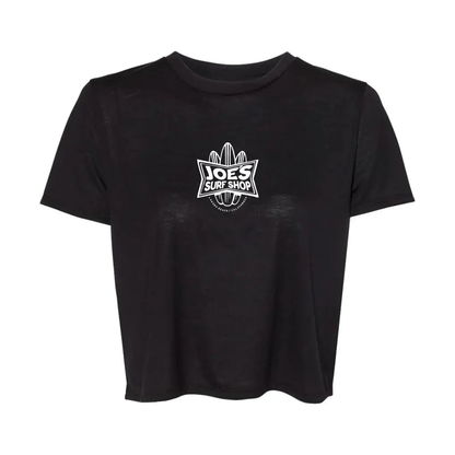 Joe's Surf Shop Surfboards Flowy Crop Tee - Angler's Pro Tackle & Outdoors