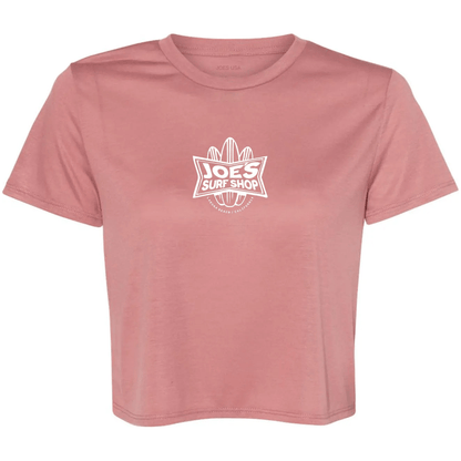 Joe's Surf Shop Surfboards Flowy Crop Tee - Angler's Pro Tackle & Outdoors