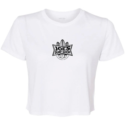 Joe's Surf Shop Surfboards Flowy Crop Tee - Angler's Pro Tackle & Outdoors