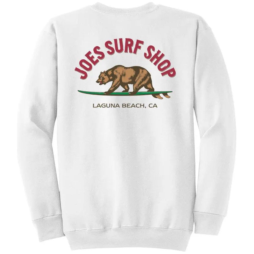 Joe's Surf Shop Surfing Bear Crewneck - Angler's Pro Tackle & Outdoors
