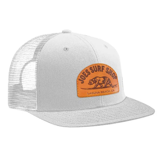 Joe's Surf Shop Surfing Bear Flat Bill Mesh Trucker Hat - Angler's Pro Tackle & Outdoors