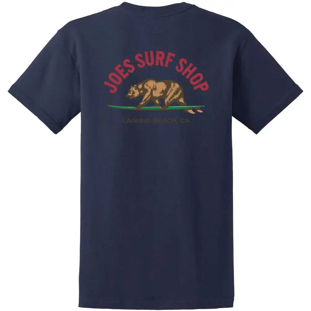 Joe's Surf Shop Surfing Bear Heavyweight Cotton Tee - Angler's Pro Tackle & Outdoors