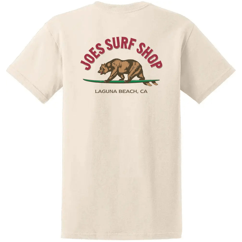 Joe's Surf Shop Surfing Bear Heavyweight Cotton Tee - Angler's Pro Tackle & Outdoors