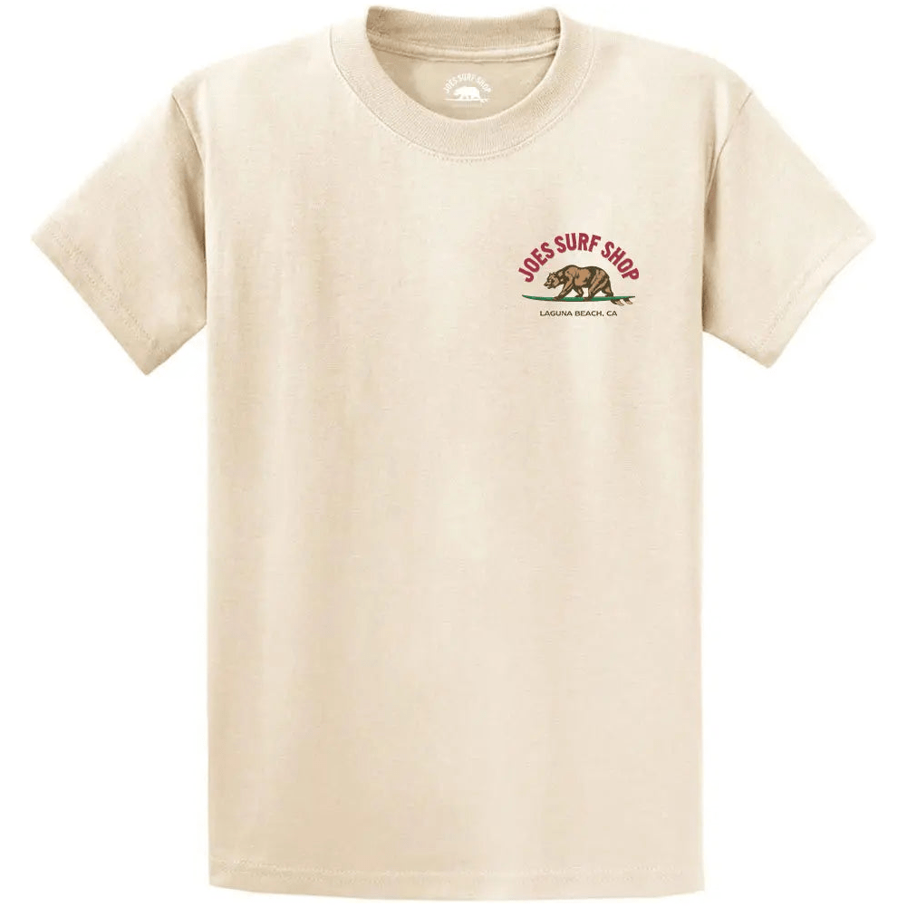 Joe's Surf Shop Surfing Bear Heavyweight Cotton Tee - Angler's Pro Tackle & Outdoors
