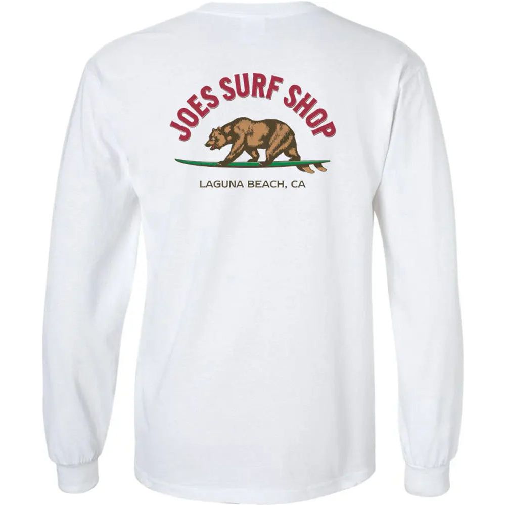 Joe's Surf Shop Surfing Bear Long Sleeve Tee - Angler's Pro Tackle & Outdoors