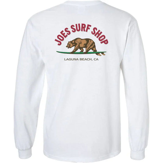 Joe's Surf Shop Surfing Bear Long Sleeve Tee - Angler's Pro Tackle & Outdoors
