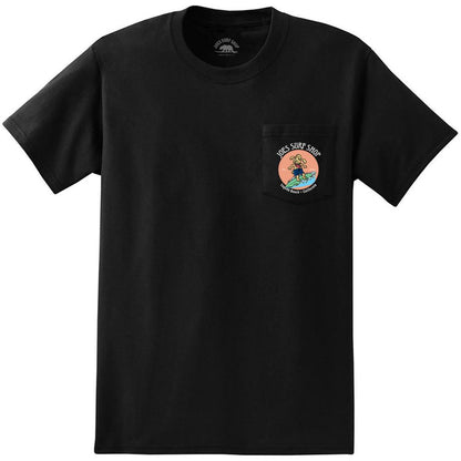 Joe's Surf Shop Teddy The Surfing Dog Heavyweight Pocket Tee - Angler's Pro Tackle & Outdoors