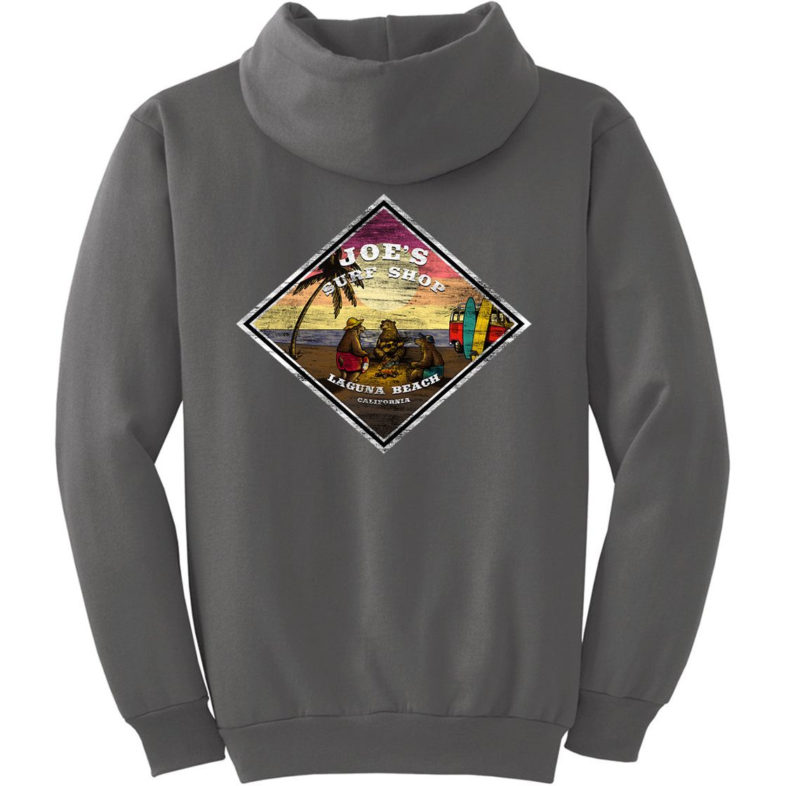 Joe's Surf Shop Three Bears on the Beach Pullover Surf Hoodie - Angler's Pro Tackle & Outdoors