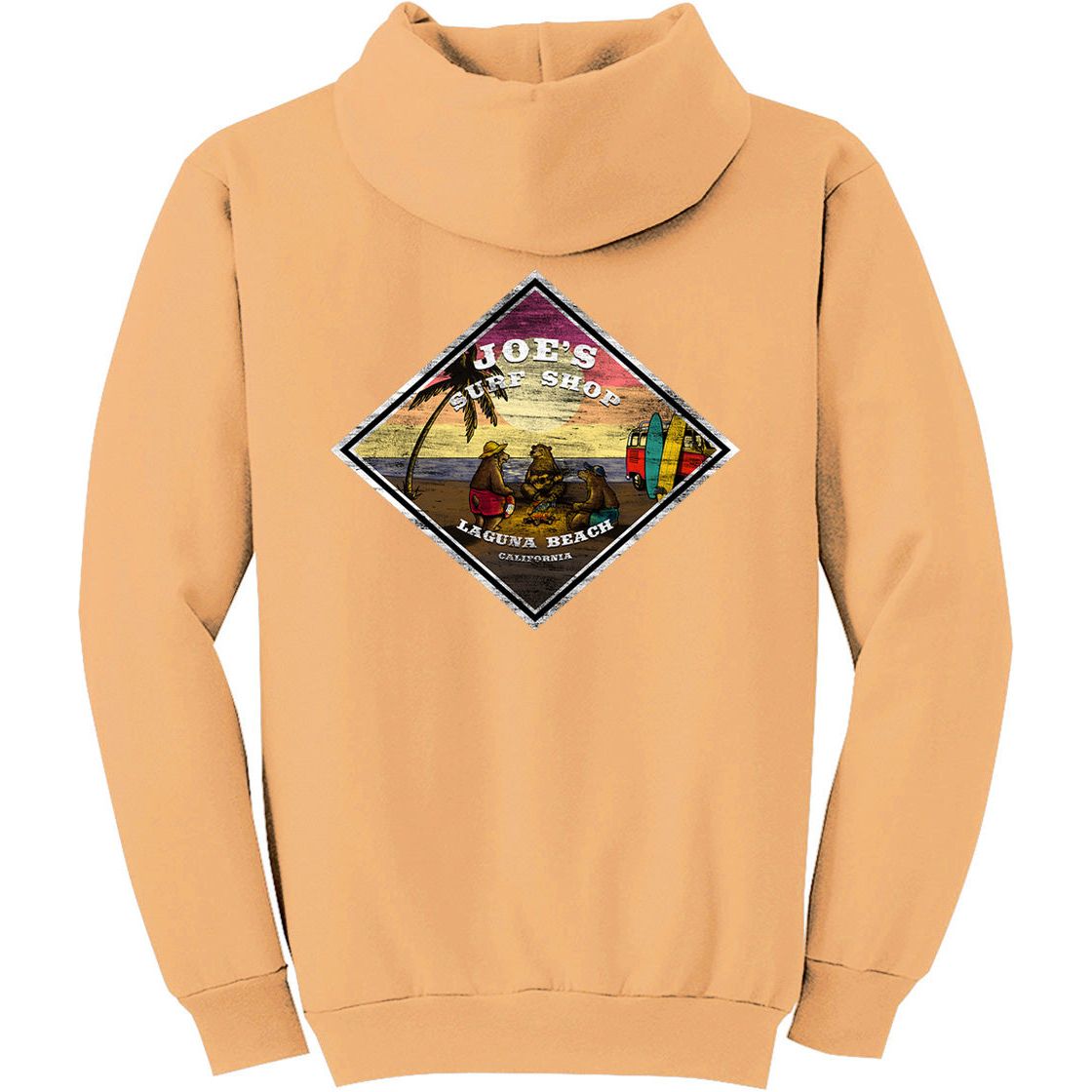 Joe's Surf Shop Three Bears on the Beach Pullover Surf Hoodie - Angler's Pro Tackle & Outdoors