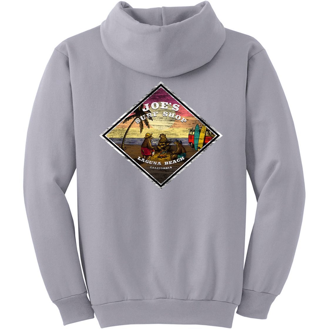 Joe's Surf Shop Three Bears on the Beach Pullover Surf Hoodie - Angler's Pro Tackle & Outdoors