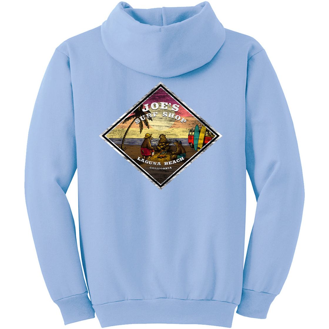 Joe's Surf Shop Three Bears on the Beach Pullover Surf Hoodie - Angler's Pro Tackle & Outdoors