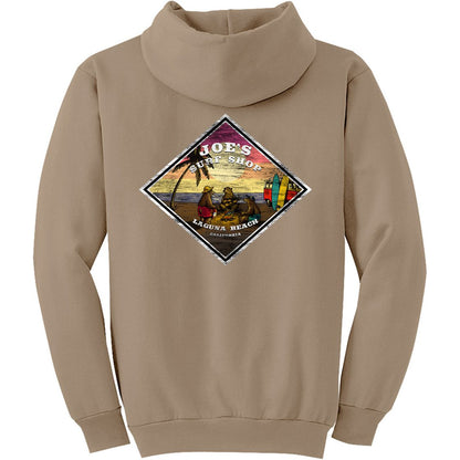Joe's Surf Shop Three Bears on the Beach Pullover Surf Hoodie - Angler's Pro Tackle & Outdoors