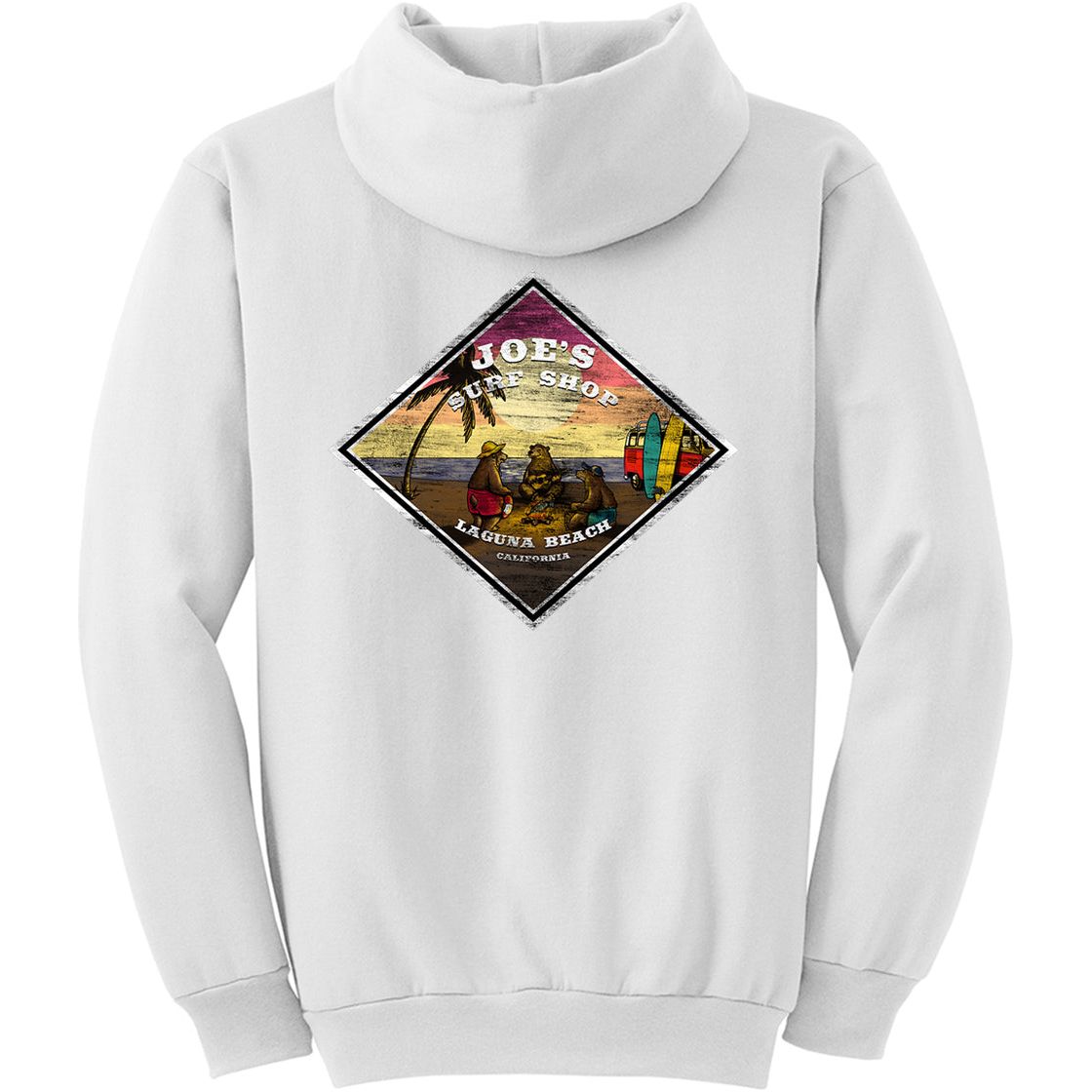 Joe's Surf Shop Three Bears on the Beach Pullover Surf Hoodie - Angler's Pro Tackle & Outdoors
