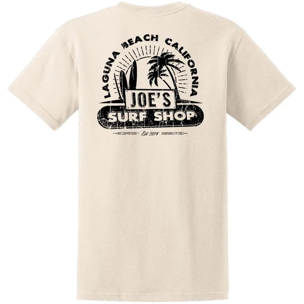 Joe's Surf Shop Vintage Beach Logo Heavyweight Cotton Tee - Angler's Pro Tackle & Outdoors