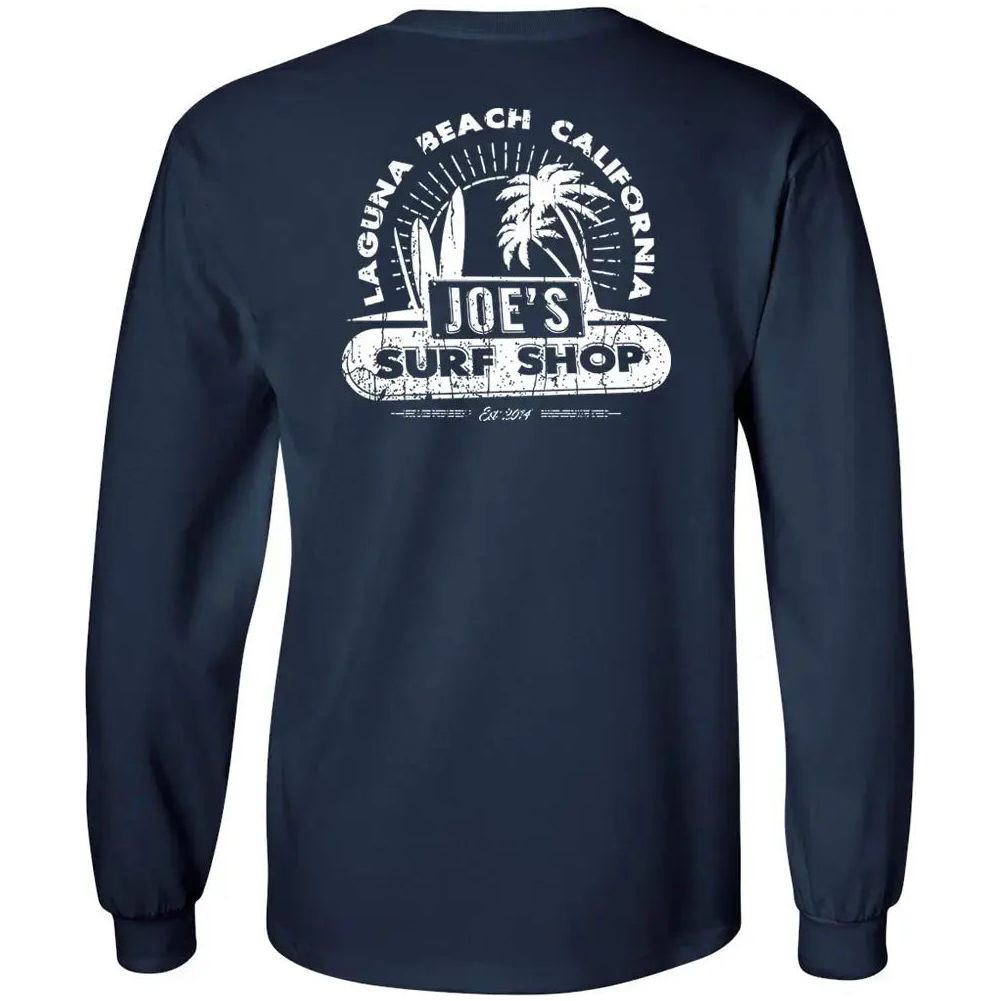 Joe's Surf Shop Vintage Beach Long Sleeve Tee - Angler's Pro Tackle & Outdoors