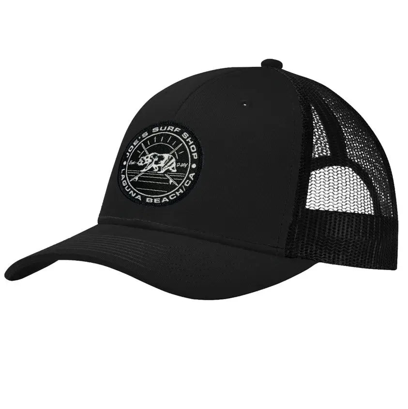 Joe's Surf Shop Vintage Surfing Bear Curved Snapback Cap - Angler's Pro Tackle & Outdoors