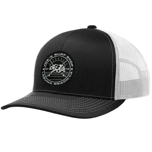 Joe's Surf Shop Vintage Surfing Bear Curved Snapback Cap - Angler's Pro Tackle & Outdoors