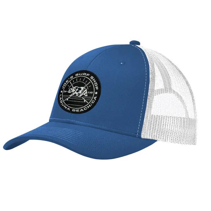 Joe's Surf Shop Vintage Surfing Bear Curved Snapback Cap - Angler's Pro Tackle & Outdoors