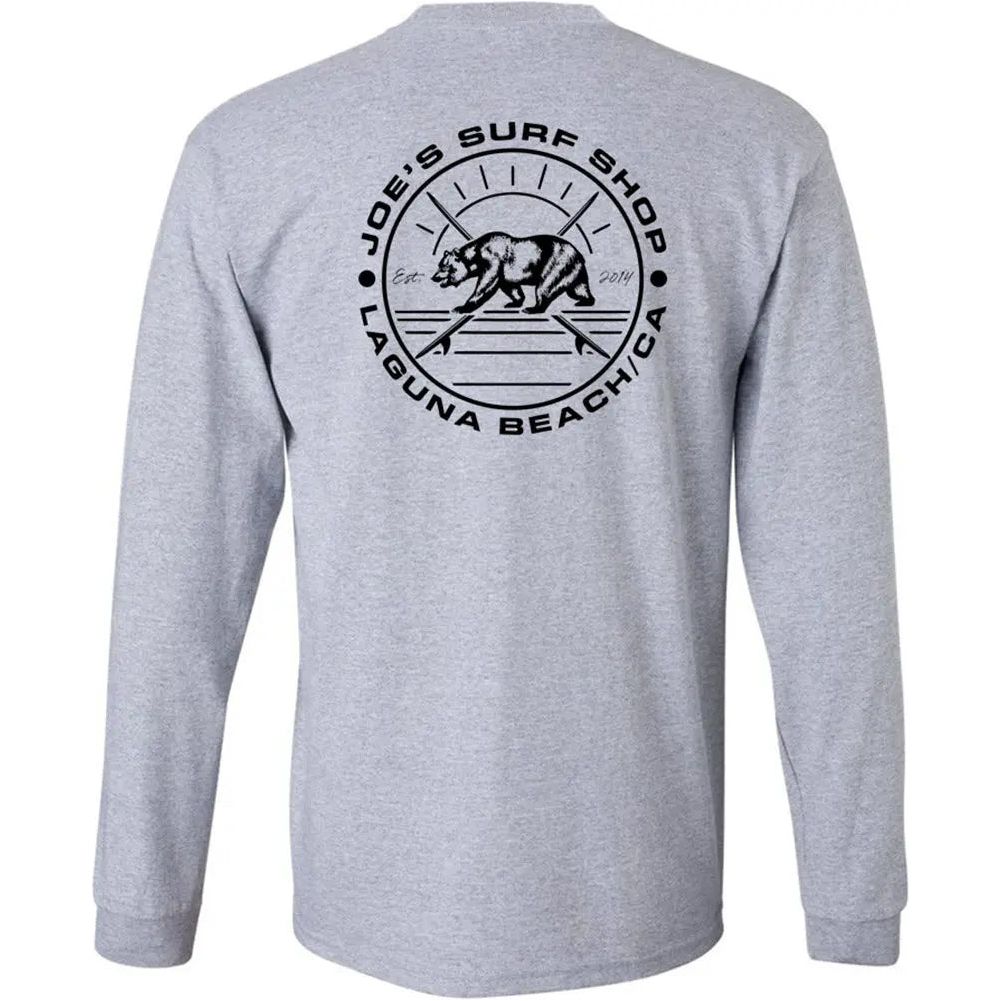 Joe's Surf Shop Vintage Surfing Bear Long Sleeve Tee - Angler's Pro Tackle & Outdoors