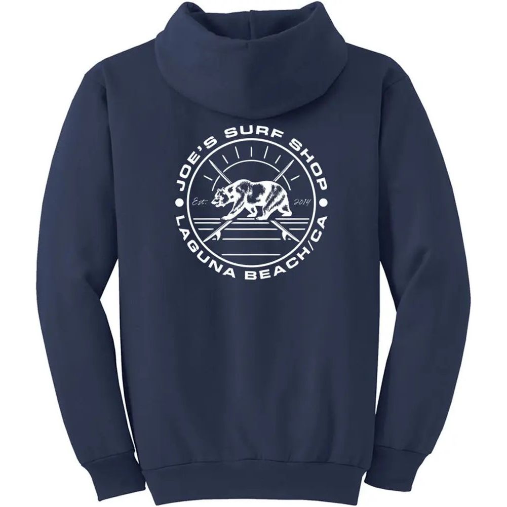 Joe's Surf Shop Vintage Surfing Bear Pullover Hoodie - Angler's Pro Tackle & Outdoors