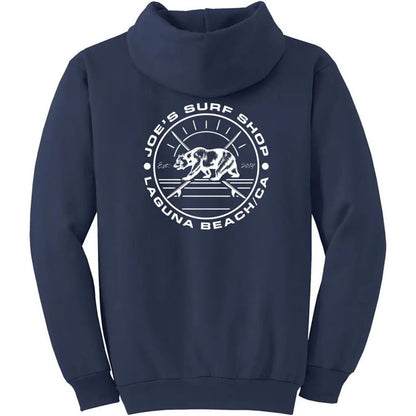 Joe's Surf Shop Vintage Surfing Bear Pullover Hoodie - Angler's Pro Tackle & Outdoors